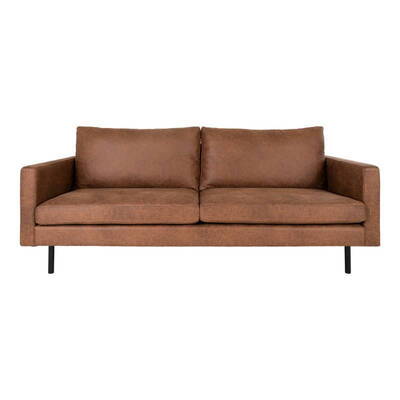 Malaga mørkebrun sofa 2.5 pers. 