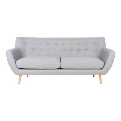 Monte Sofa i lysegrå 3 pers. 
