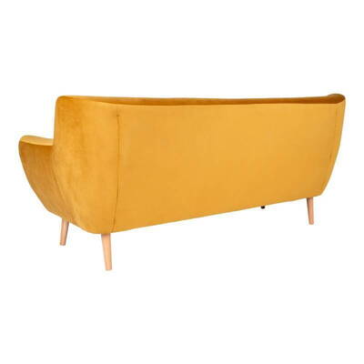 Monte Sofa i sennepsgul 3 pers. 