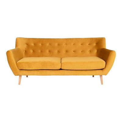 Monte Sofa i sennepsgul 3 pers. 