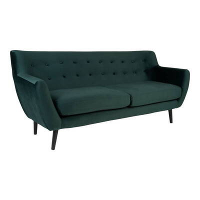 Monte Sofa i mørkegrøn 3 pers. 