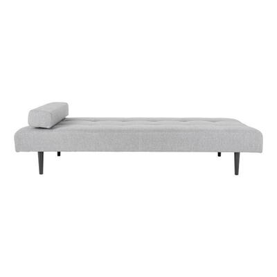 Capri Daybed, lysgrå med sorte ben