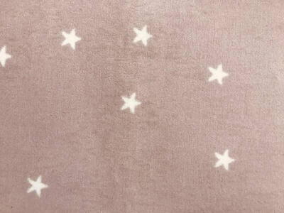 Brice gulvtæppe til børneværelset - Lyserød  - REST 165X400 CM