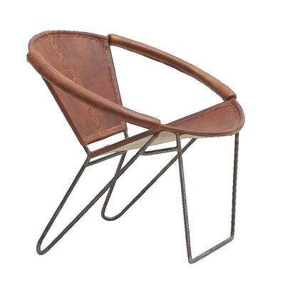 Melissa Lounge stol, Mocca læder