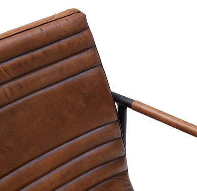 Melissa stol, Mocca farvet læder