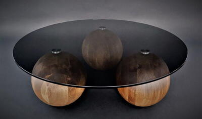 August sofabord Ø100 cm.