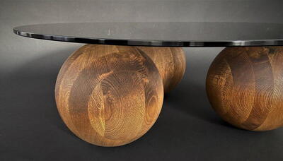 August sofabord Ø100 cm.