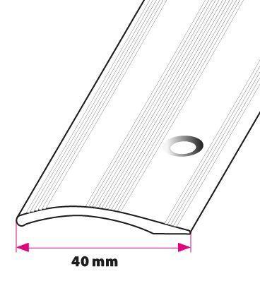 40 mm Buet overgang Mat Alu