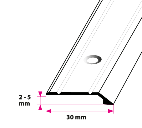 31 mm Afslutning m/næb Messing
