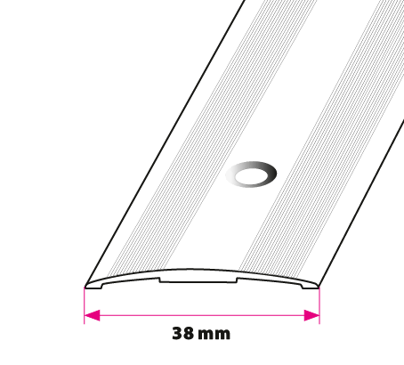 38 mm Buet overgang Sort