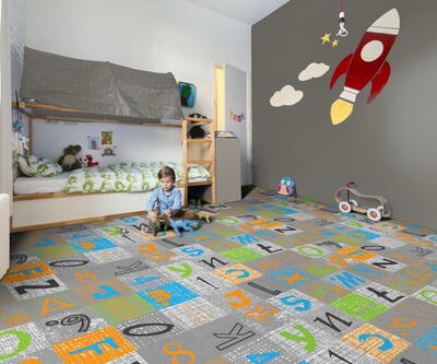 Jumpy Boucle gulvtæppe - Griffin