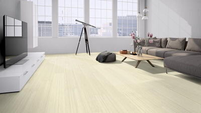 Moso Bamboo elite Premium - Natur Side Pressed hvid mat lak