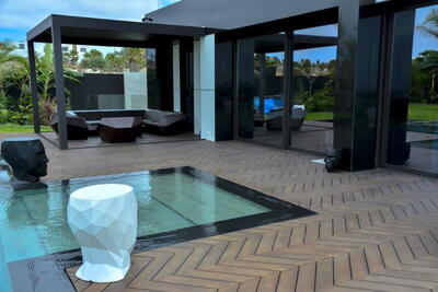 Bambus x-treme® - Chevron sildeben terrasseplanker