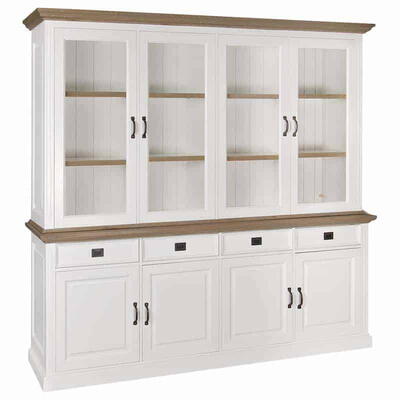 Skab Oakdale 2x4-døre 4-skuffer