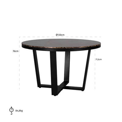 Spisebord Dalton 130ø