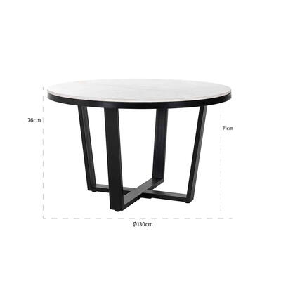 Spisebord Lexington 130ø