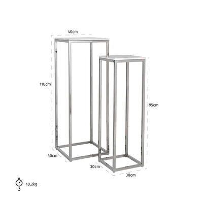 Søjlebord Levanto sæt af 2
