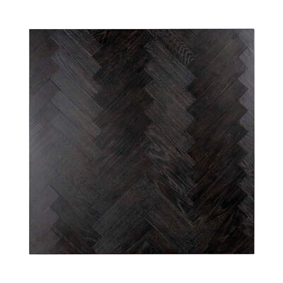 Sofabord Blackbone sølv Block 90x90 cm.