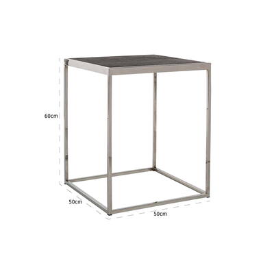 Blackbone sølv Hjørnebord