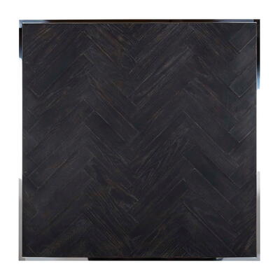 Sofabord Blackbone sølv 90x90 cm.