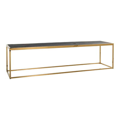 Sofabord Blackbone guld 160x40 cm.