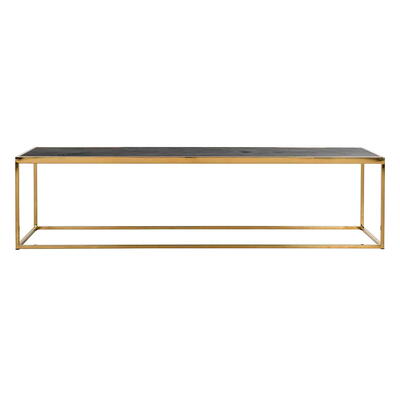 Sofabord Blackbone guld 160x40 cm.