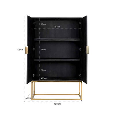 Skab Blackbone Gold 2-Døre