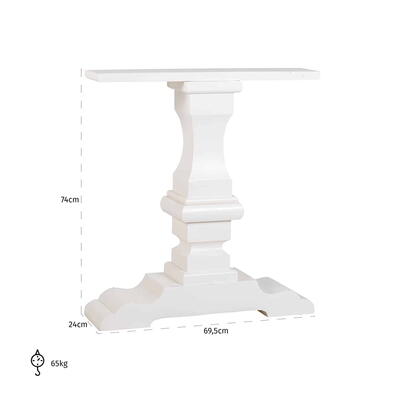 Bordben sæt Castello, RAL9010