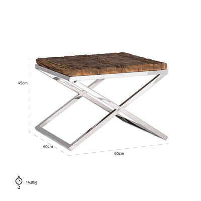 Hjørnebord Kensington 60x60