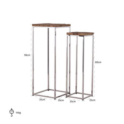 Søjlebord Kensington sæt af 2