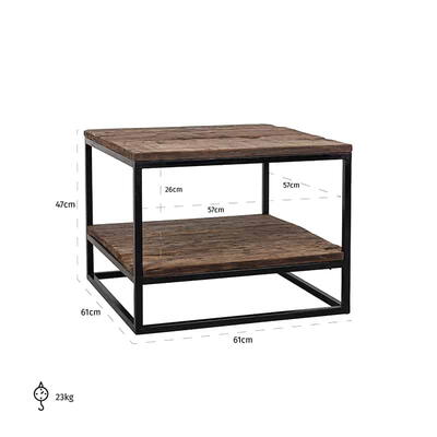 Hjørnebord Raffles.