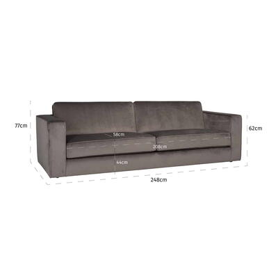 Sofa fratelli 3 pladser