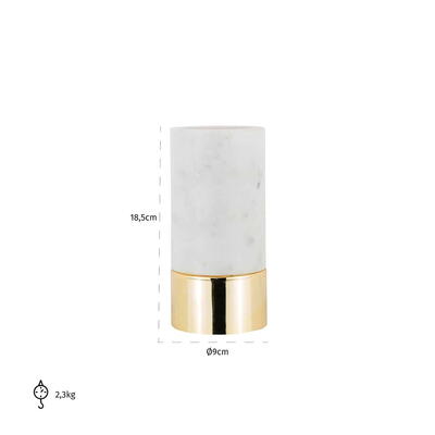 Lys Holder Morton marmor, lille