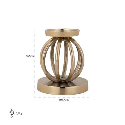 Stearinlysholder Brandy, lille