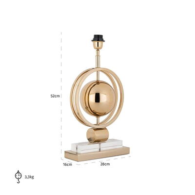 Bordlampe Averil Gold