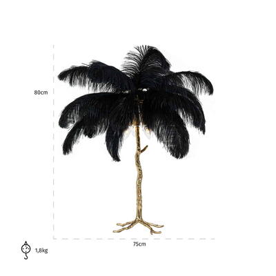 Bordlampe upanova sort