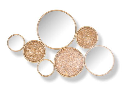 Isaiha Spejl med 4 runde spejle