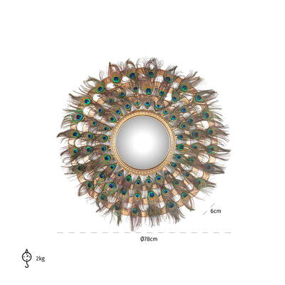 Macnnn Spejl med Feathers