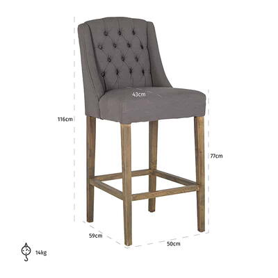 Barstol dag, brandhæmmende