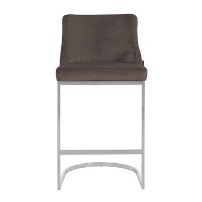 Barstol Bolton Stone Velvet sølv, Brandhæmmende