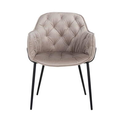 Stol Nomi khaki fløjl