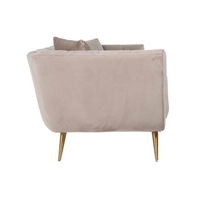 Sofa Huxley Khaki Velvet / Børstet Guld