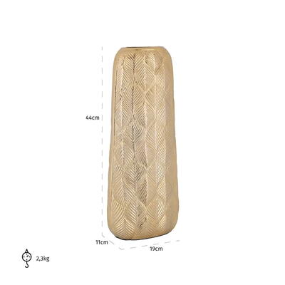 Vase Mirthe guld, stor