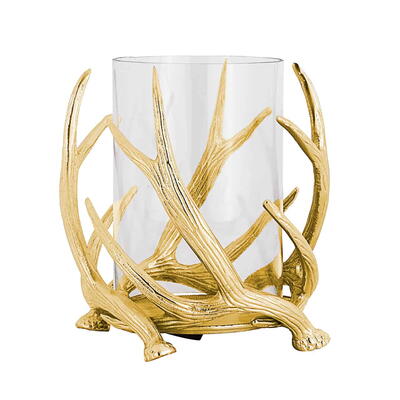 Hurricane Holly Gold med Gevir, stor lysestage