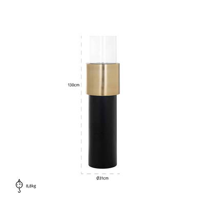 Hurricane Oswell Black/Gold, stor lysestage