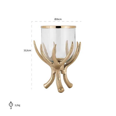 Hurricane Aylmer guld, lysestage