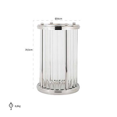 Hurricane Eleen sølv, stor lysestage