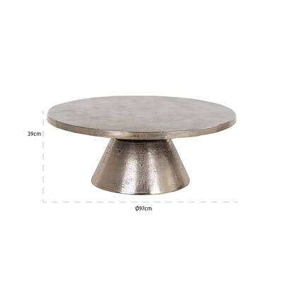 Rundt Sofabord Caldox Ø97 cm.