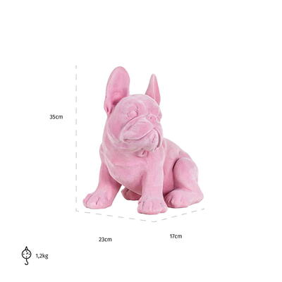 Hund miro pink dekoration