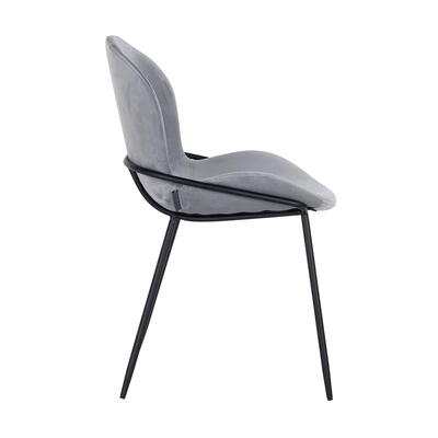 Stol Ella Steel Velvet
